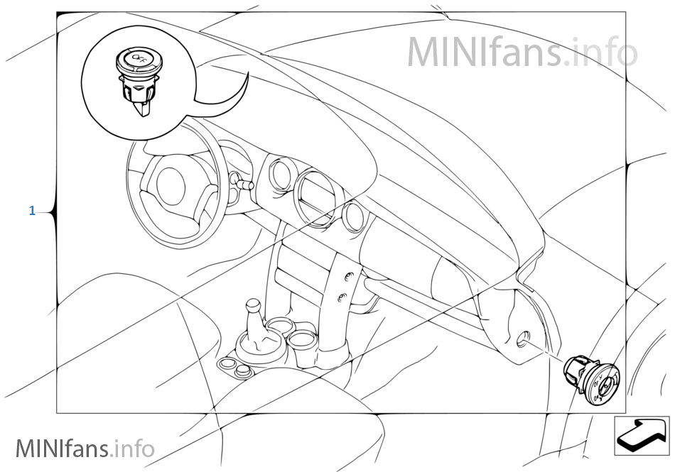 Post-équipement, coupure airbag passager