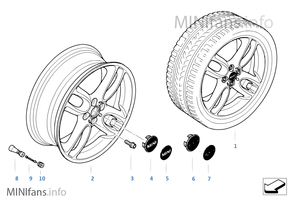 MINI LA wheel R107 GP