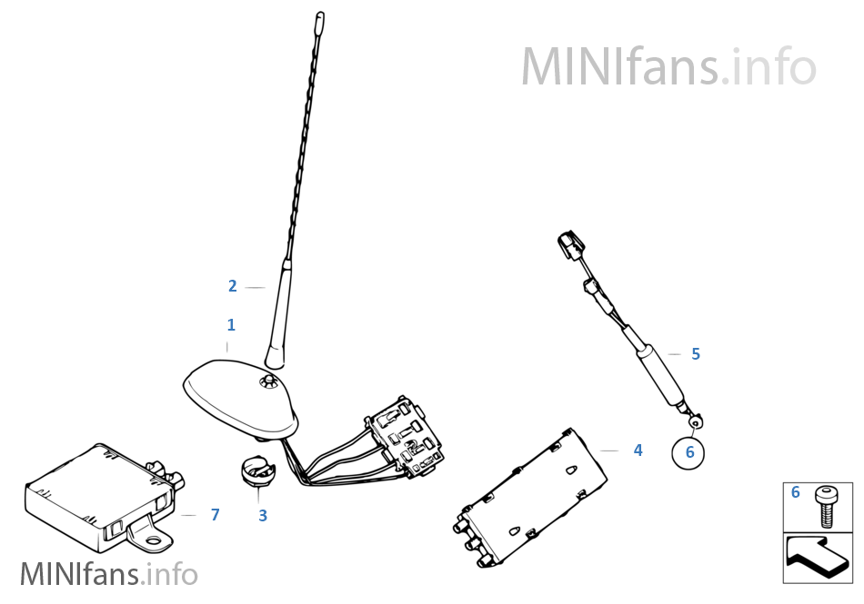 Single parts antenna