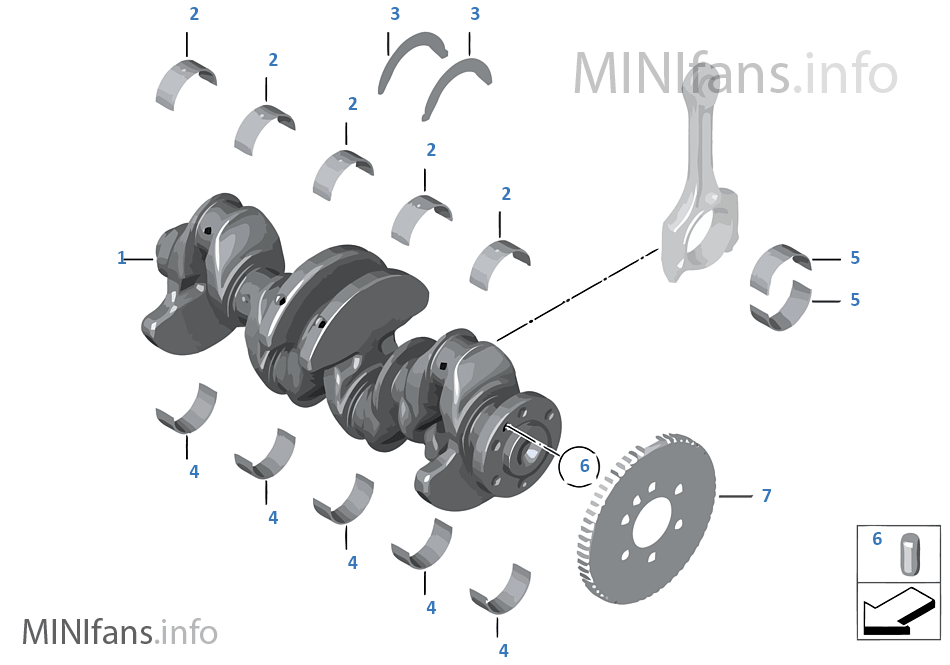 Mecanismo movimento cambota c/bronzes
