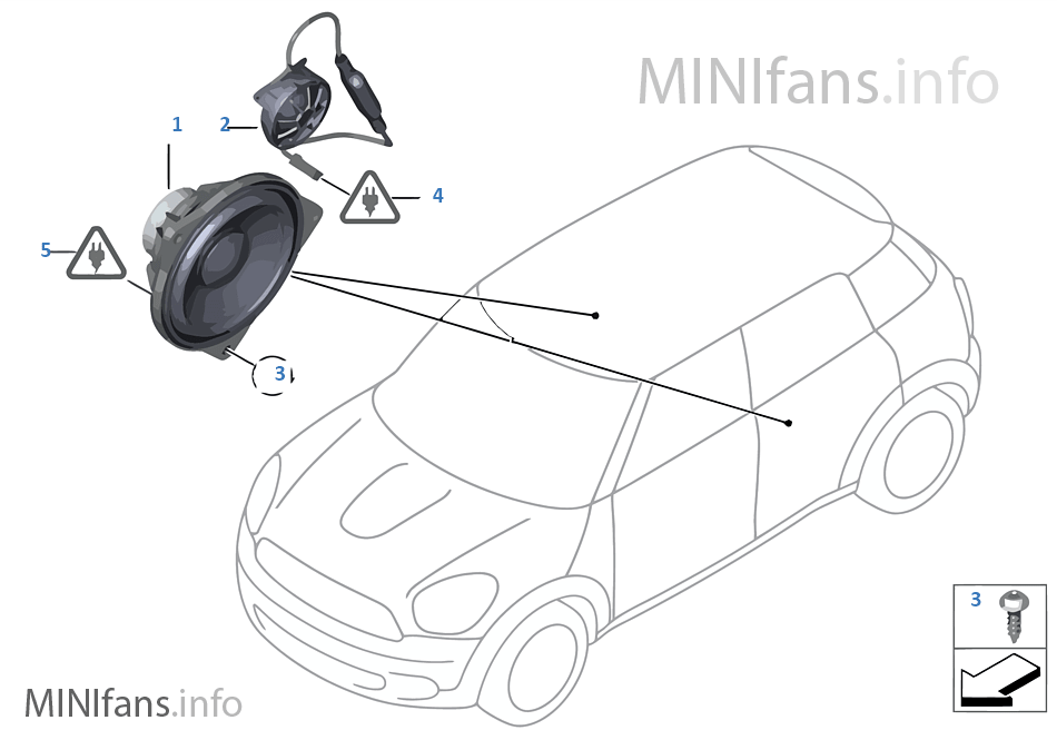 Separate components, speakers, rear