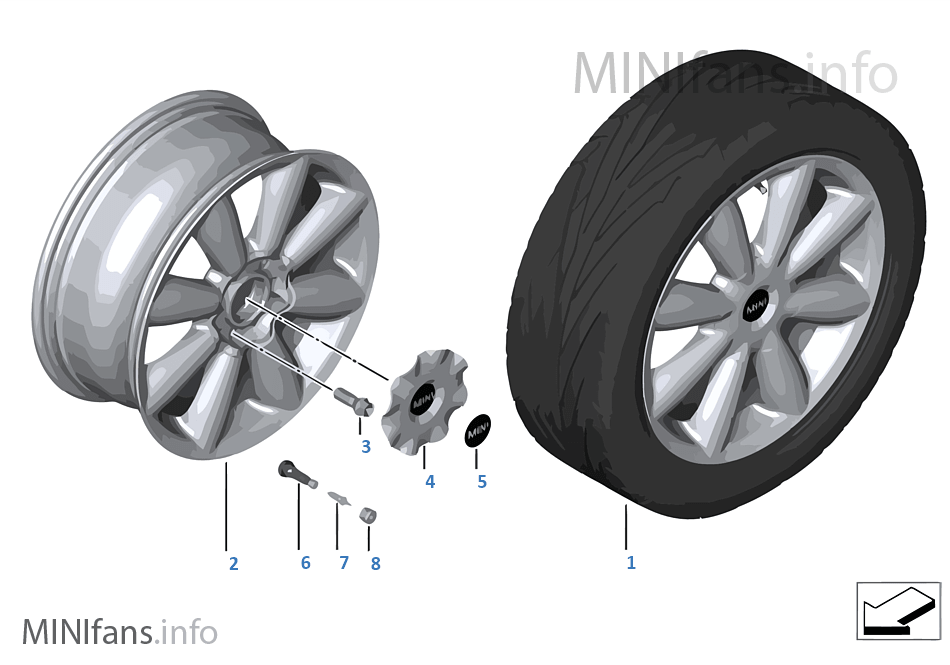 MINI LA wheel Turbo Fan 126
