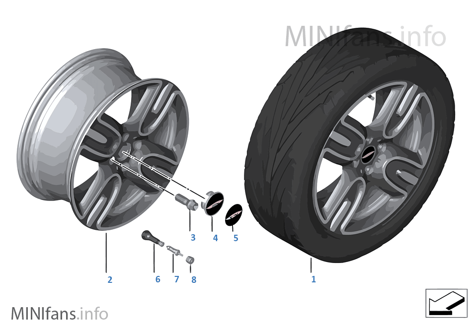 MINI LA wheel GP II 136