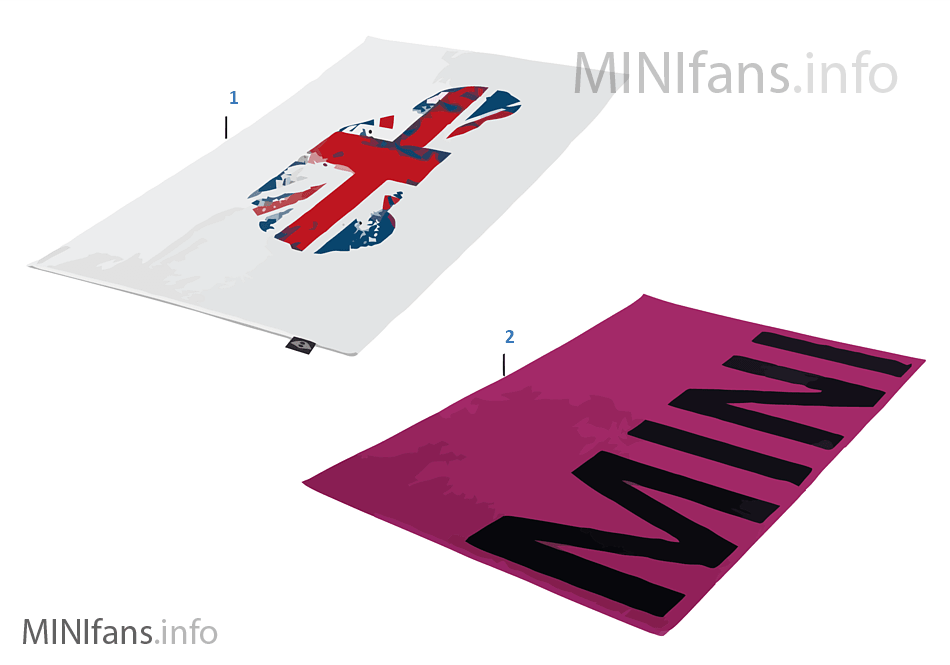 Logotipo MINI Line toallas 13/14