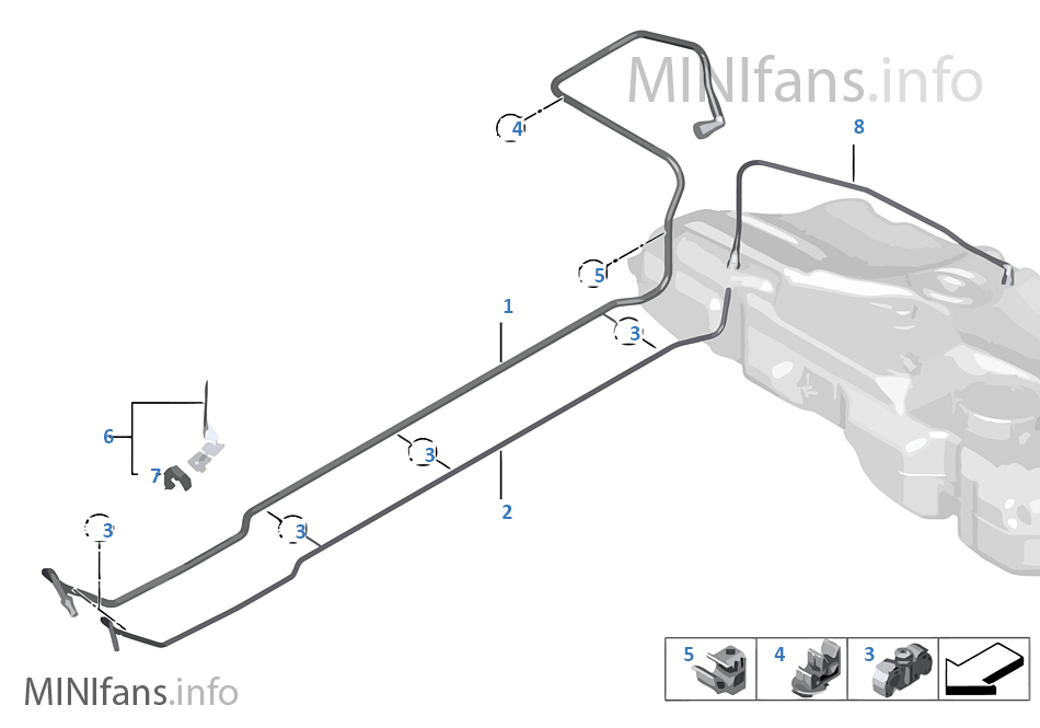 燃油管路/固定件