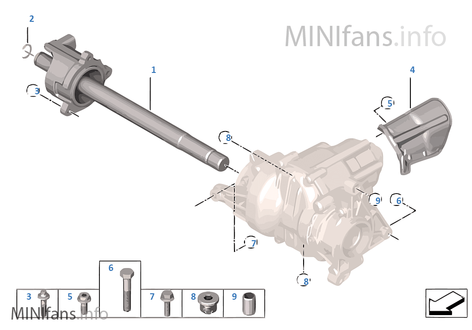 GEARBOX MOUNTING PARTS
