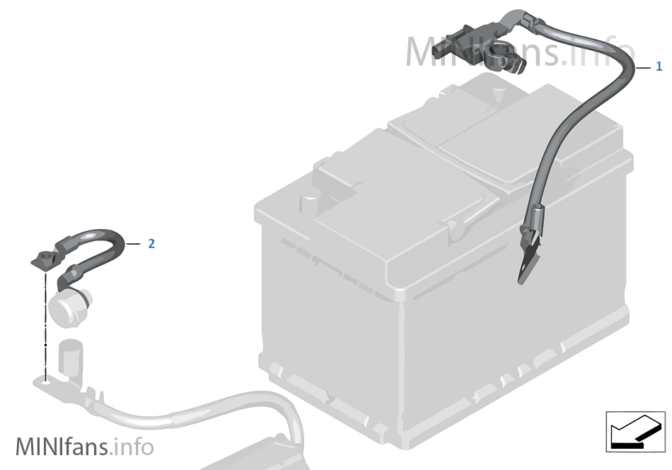 Kabel akumulatora/Kabel masy
