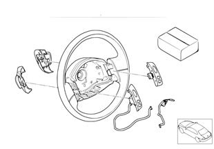 Retrofit kit, multifunct. steering wheel