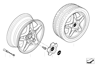 MINI alloy wheel S-Winder 102
