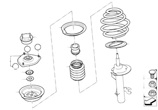COIL SPRING/GUIDE SUPPORT/ATTACH.PARTS