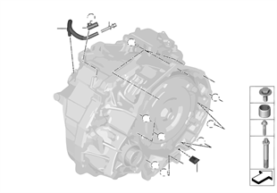 GA8F22AW Getriebe Befestigung/Anbauteile
