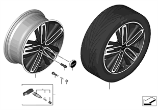 JCW LM wheel Radial Spoke 526 - 19"