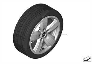 Winter wheel & tire Revolite Spoke 517