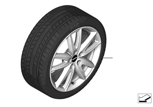 Winter wheel & tire JCW Grip Spoke 520