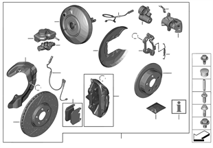 Sports brake retrofit kit