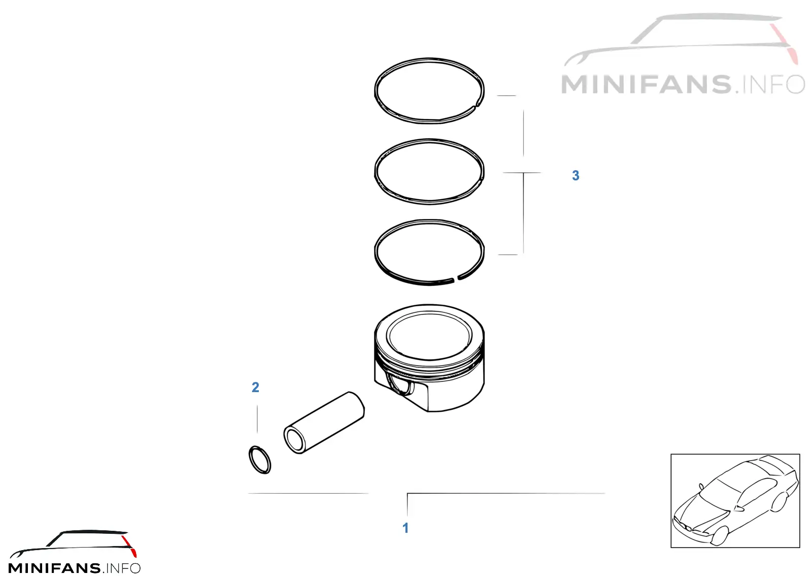 Mécanisme d'embiellage - Piston