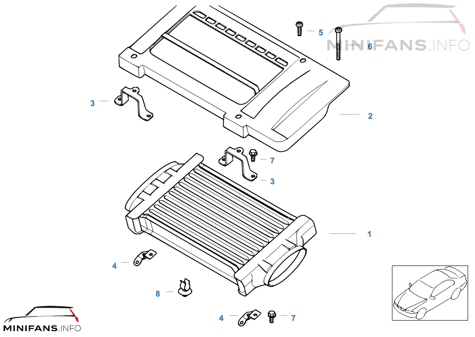 Refroidisseur d'air de suralimentation