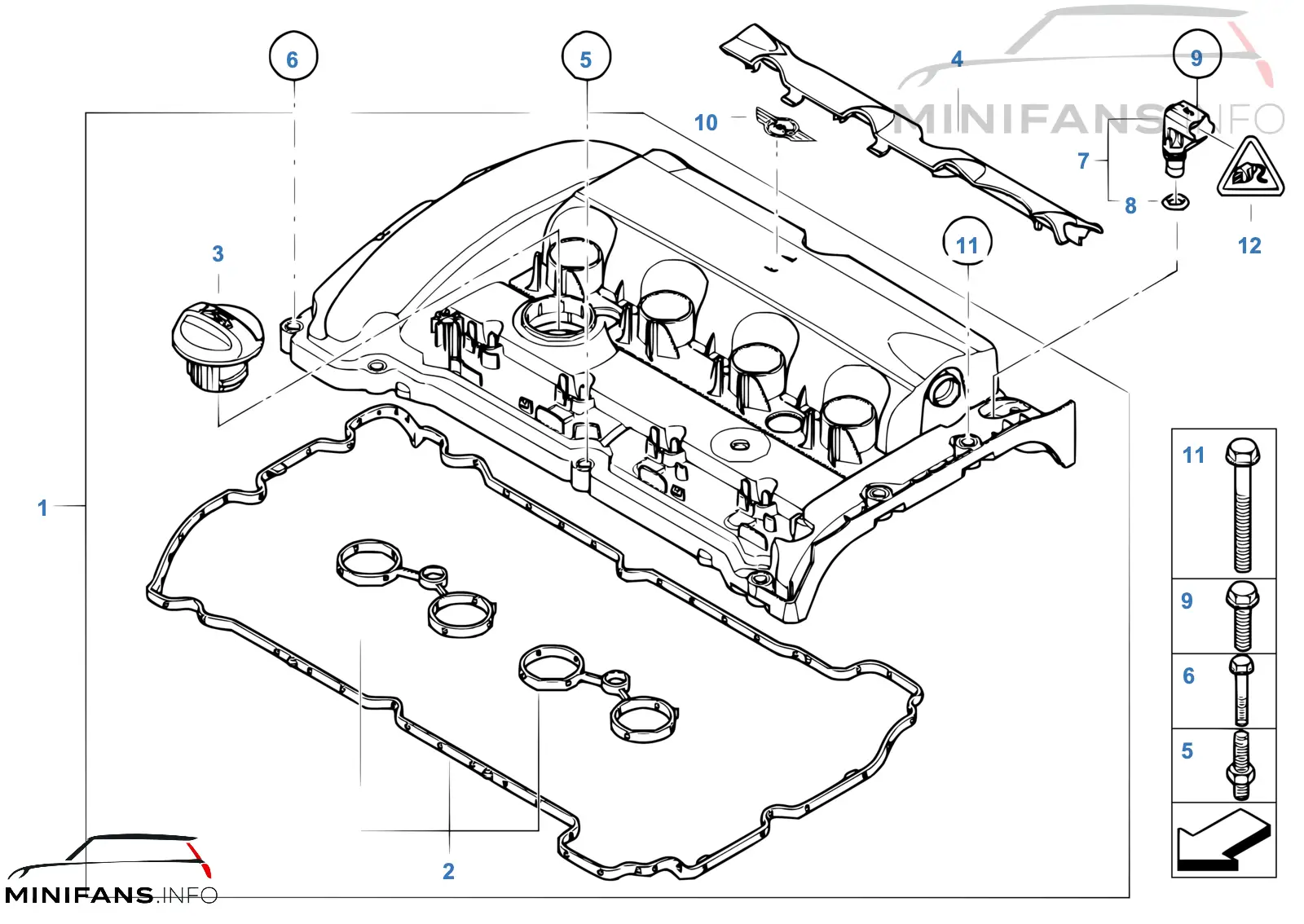 Cylinder head cover