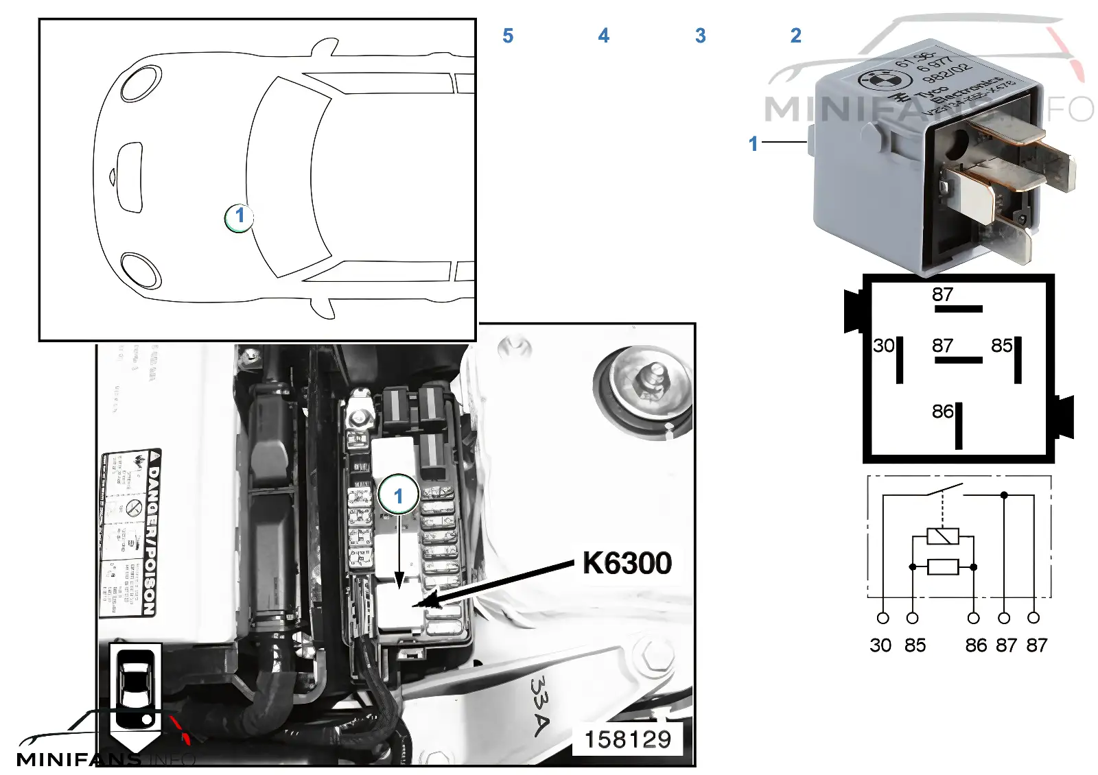 Relè DME K6300