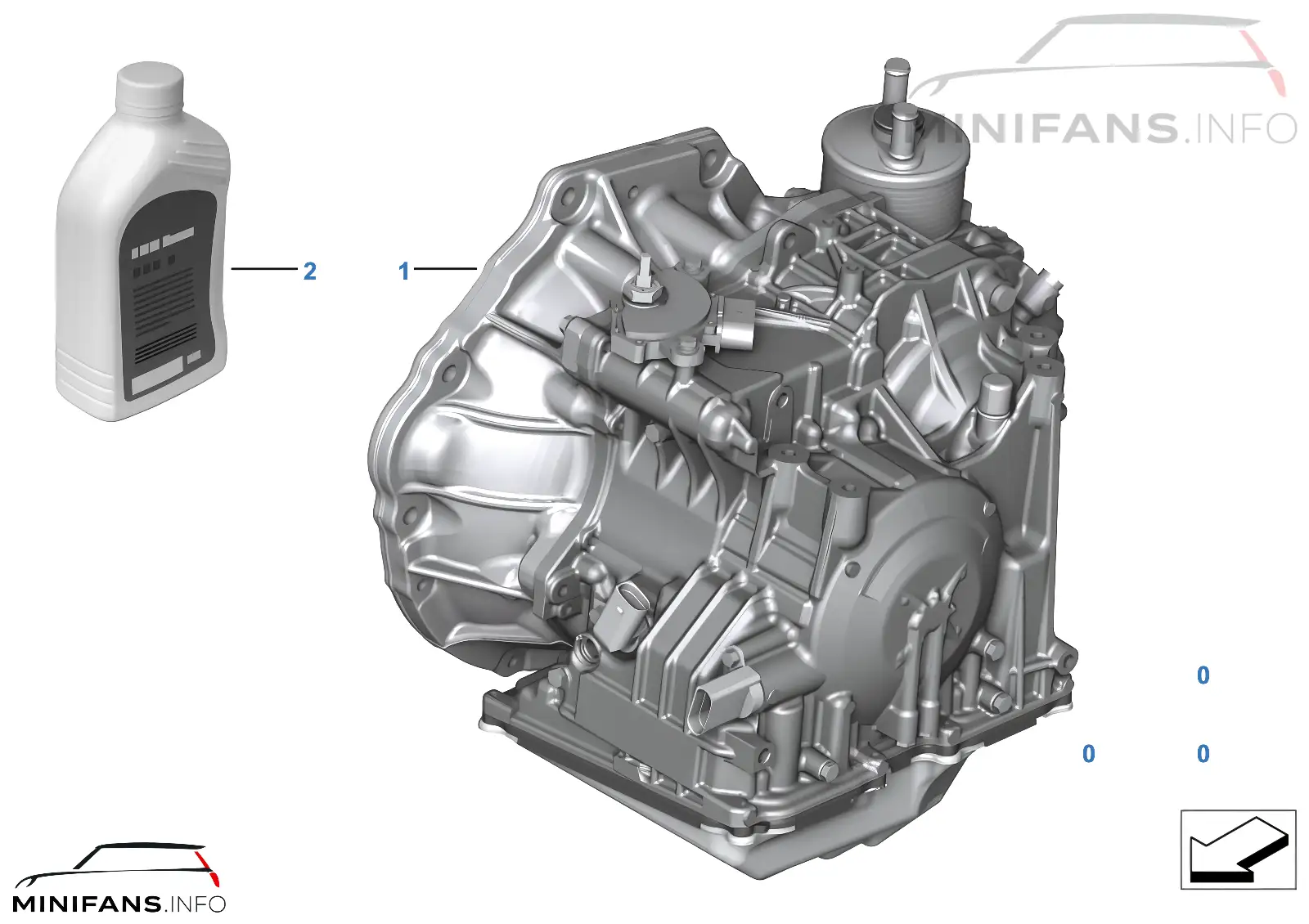 Automatikgetriebe GA6F21WA