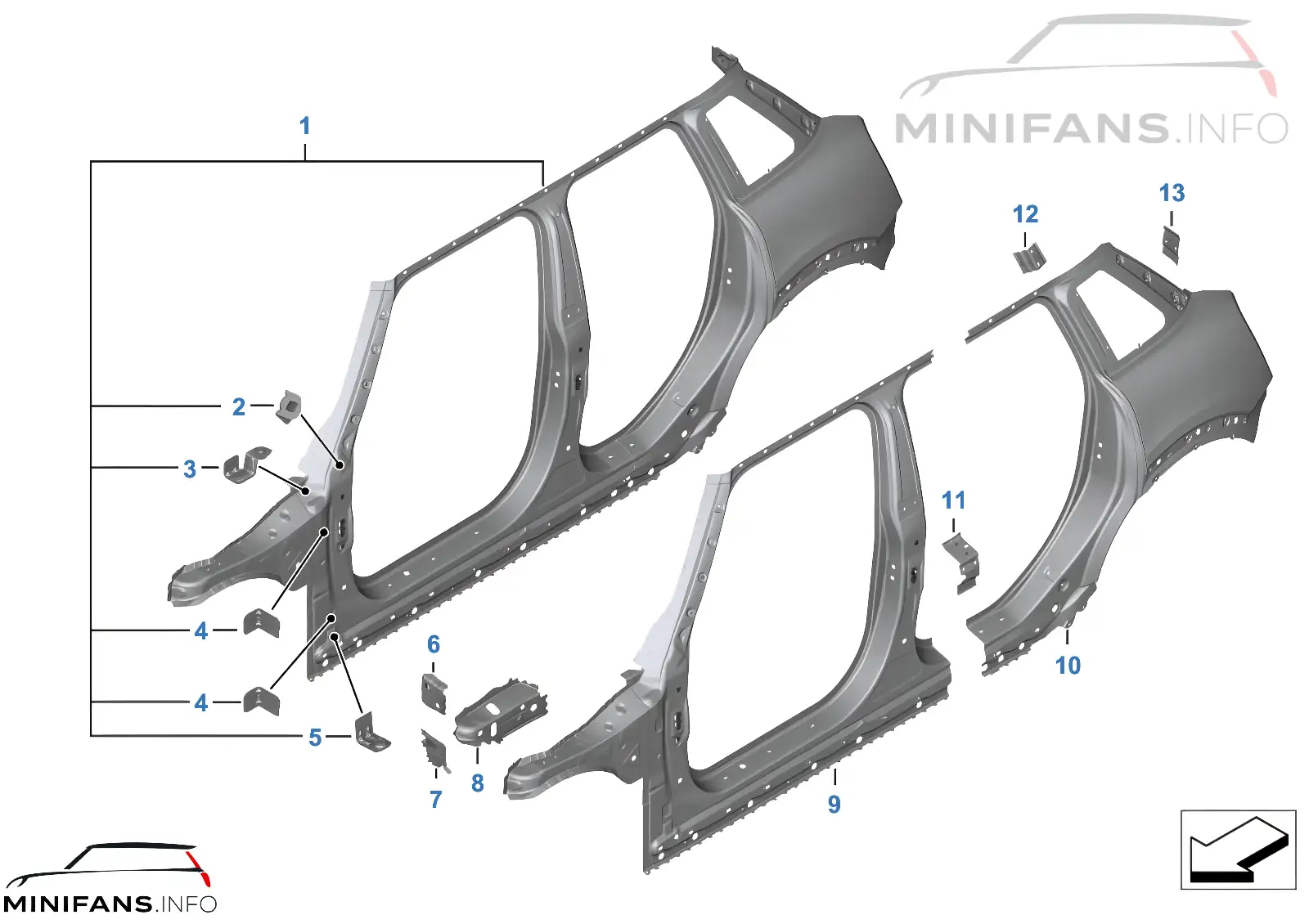 Body-side frame