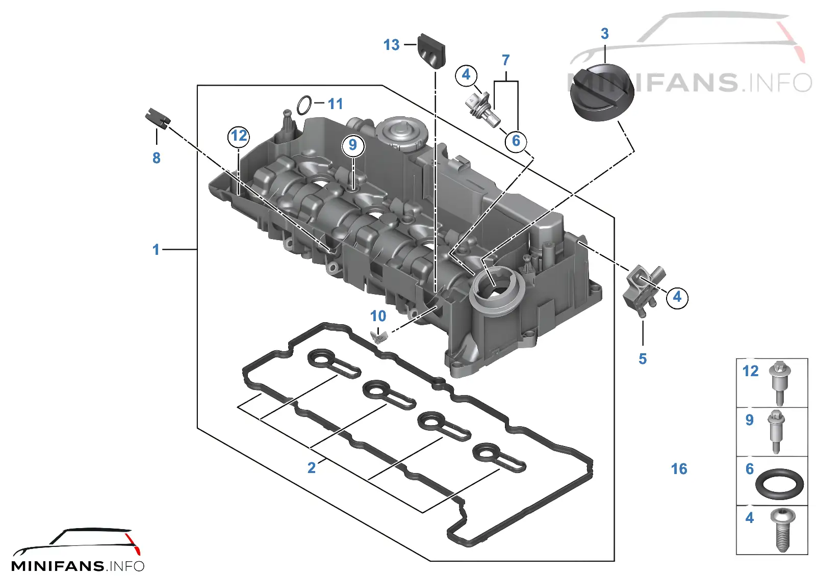 Cylinder head cover