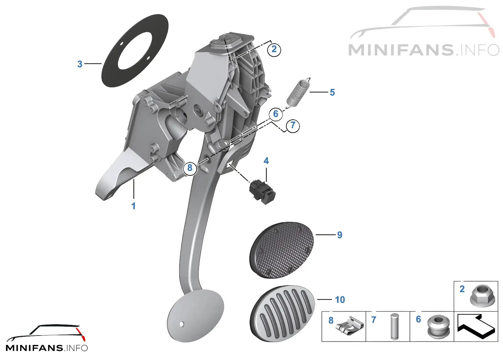 Pedal düzeneği Otomatik şanzıman