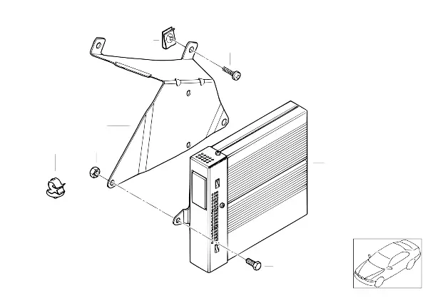 Verstärker/Halter Hifi.Syst.Harman Kard.
