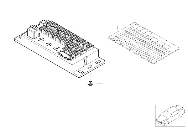 Single components, fuse box, interiors