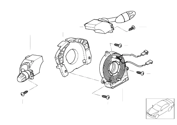 Steering column switch