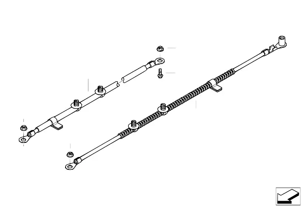 Cable electr. flow heater