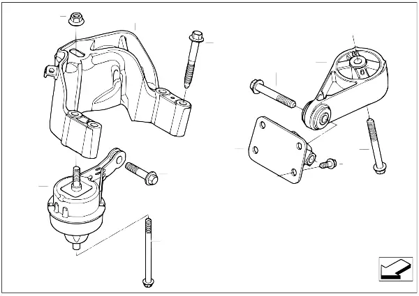 Suspension moteur