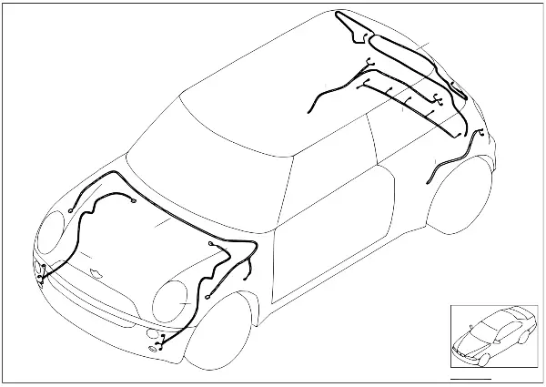 Repair cable main cable harness