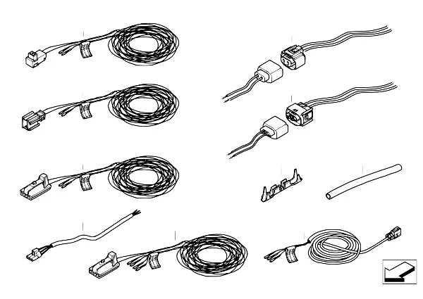 Repair cable, airbag
