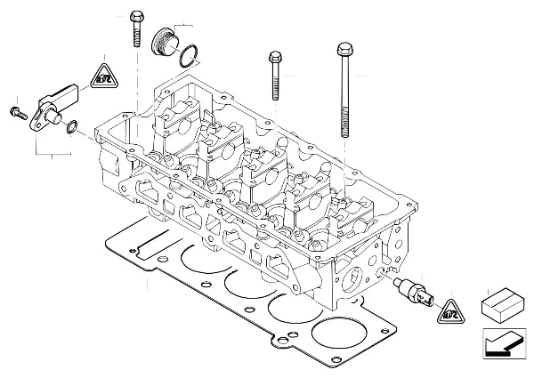 Cylindertopp monteringsdetaljer