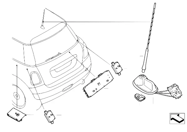 Single parts antenna