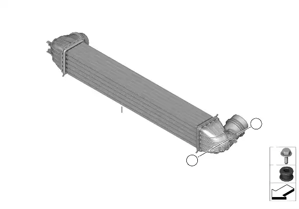 Charge-air cooler