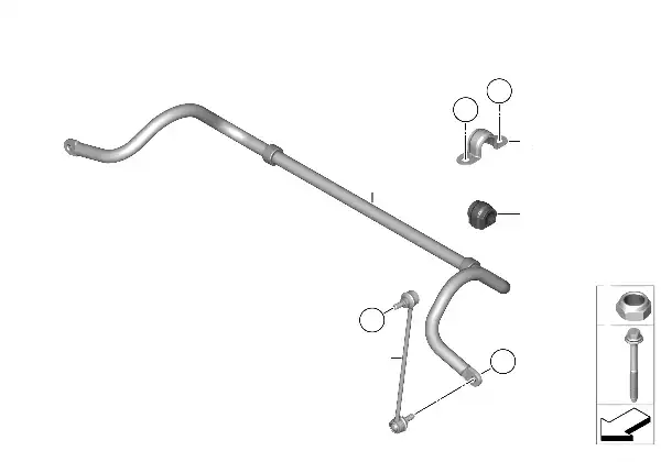 Stabilizer, front