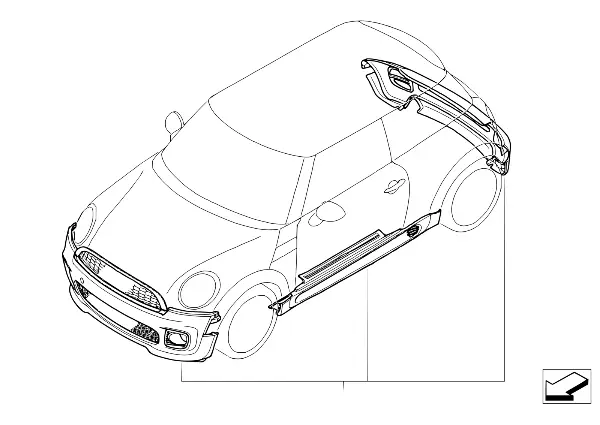 JCW aerodynamikpaket