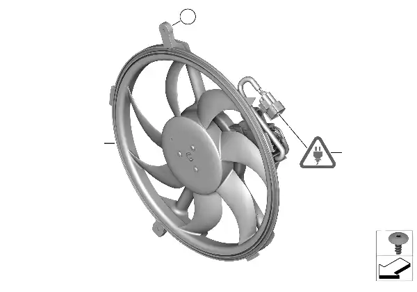 Fan shroud/fan