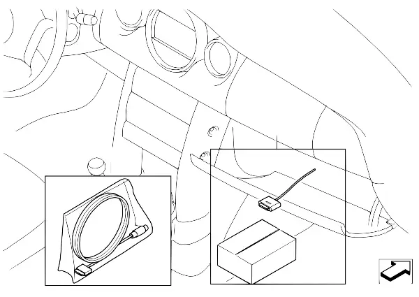 iPod connection retrofit kit