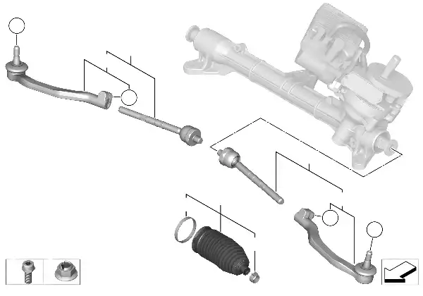 Styrningselement/parallellstags