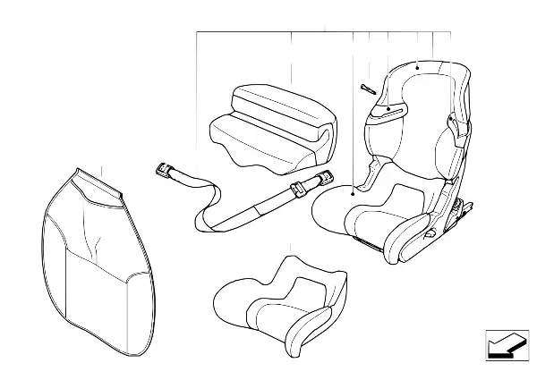 MINI 幼儿座 I-II ISOFIX