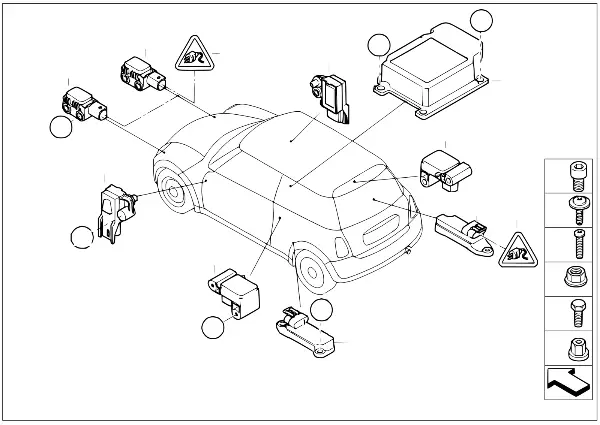 Elektrikteile Airbag