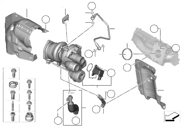 Turbo-compresseur avec lubrification
