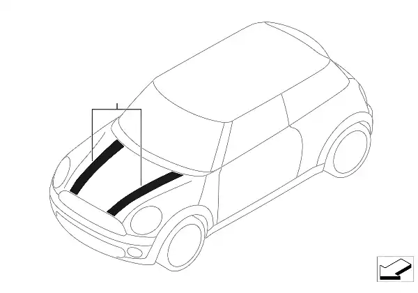 Bonnet stripes