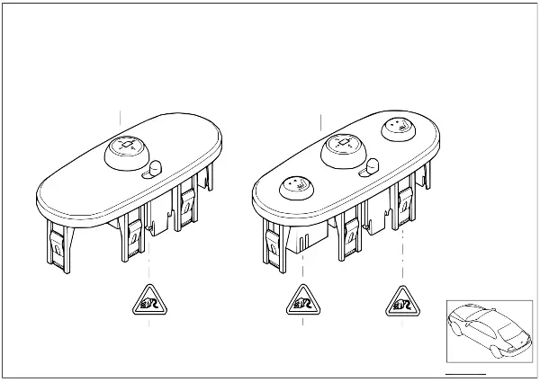 Switch f mirror adjustment