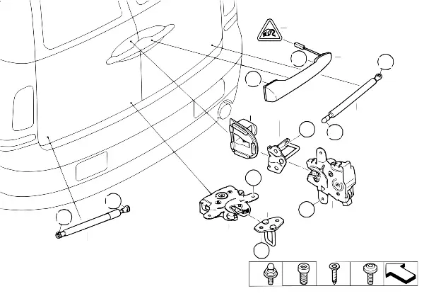 Closing system, splitdoor
