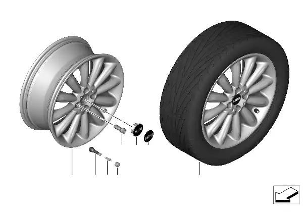 MINI LM velg Infinite Stream Spoke 116