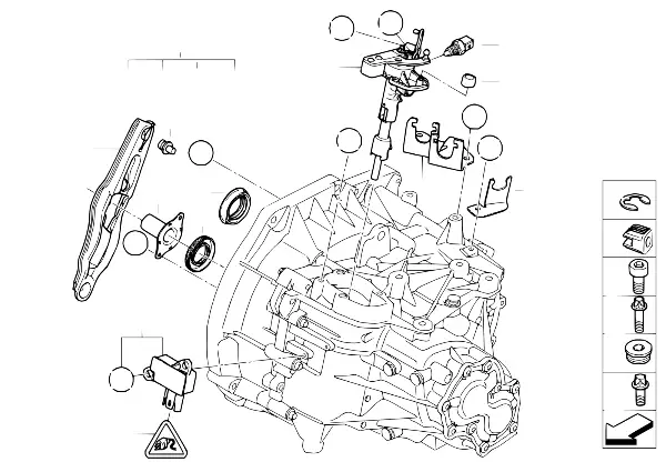 Pièces de boîte GS6-53BG/DG
